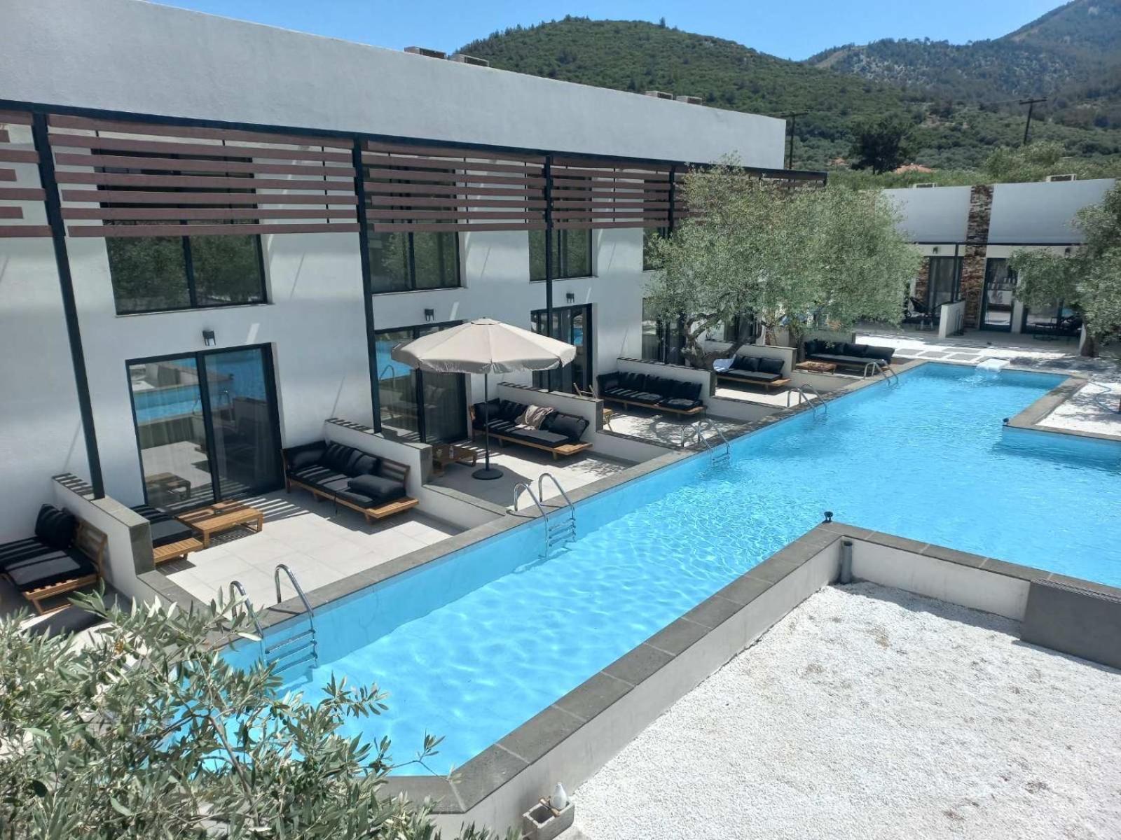 The Olive Hills Hotel Skala Rachoni  Bagian luar foto
